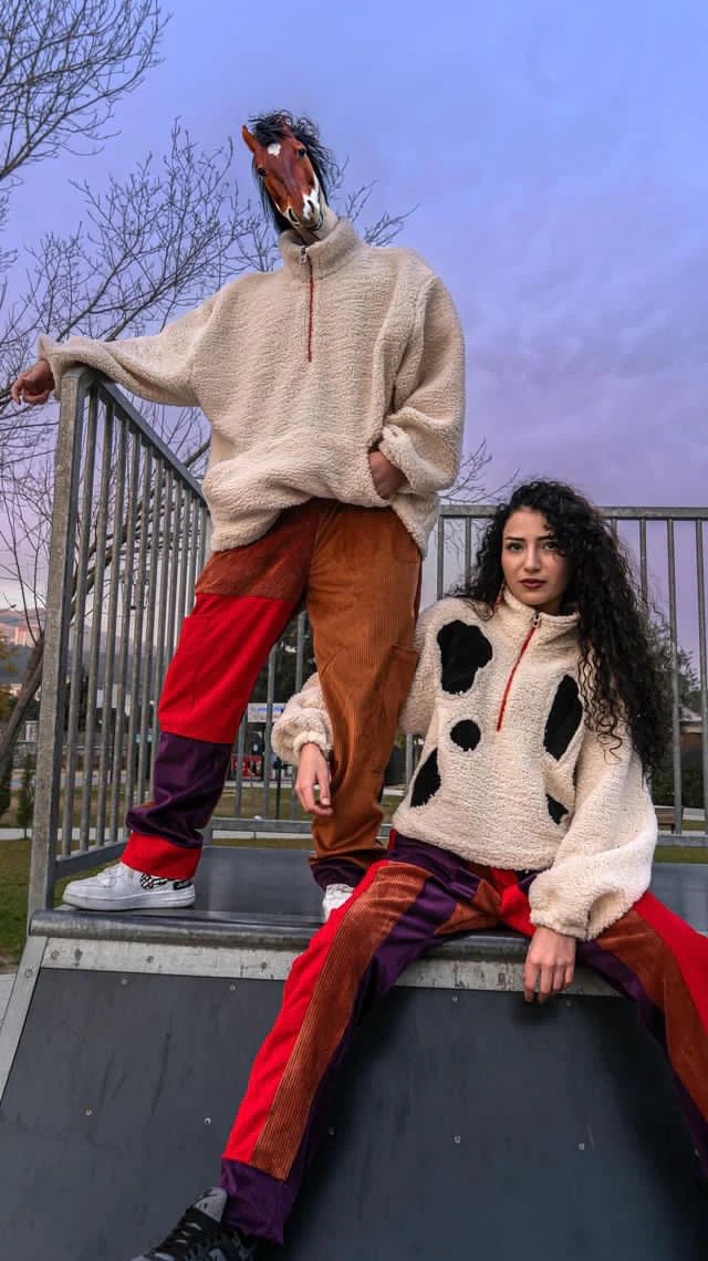 Sheep Fleece Balloon Sleeve Sweatshirt sweatshirt LUNARITY GARAGE
