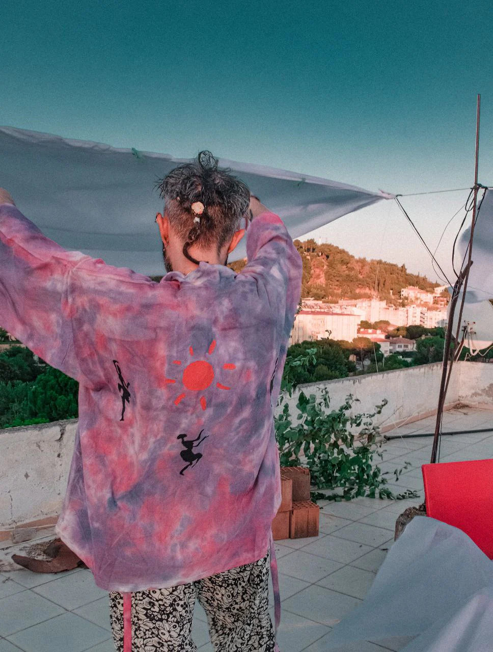 Tie-Dye Sile Kimono kimono LUNARITY GARAGE X Small