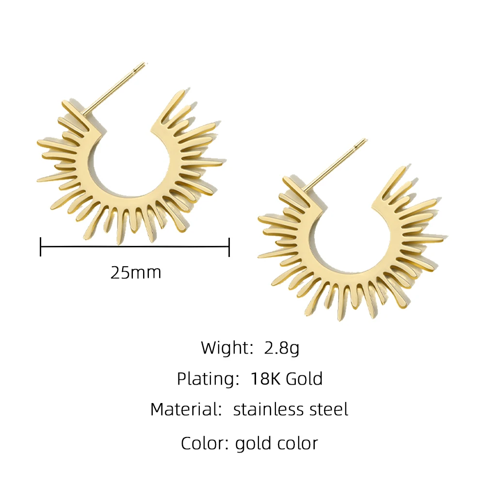 Rebellious Rings Hoops earrings LUNARITY GARAGE