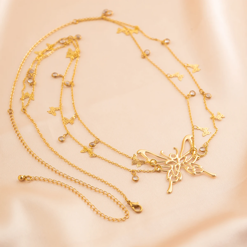 Elegant Double Layer Waist Chain Body Jewelery LUNARITY GARAGE   
