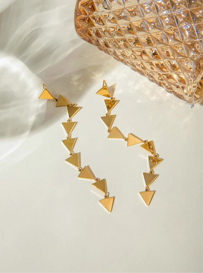 Geometric Triangle Earrings earrings LUNARITY GARAGE   