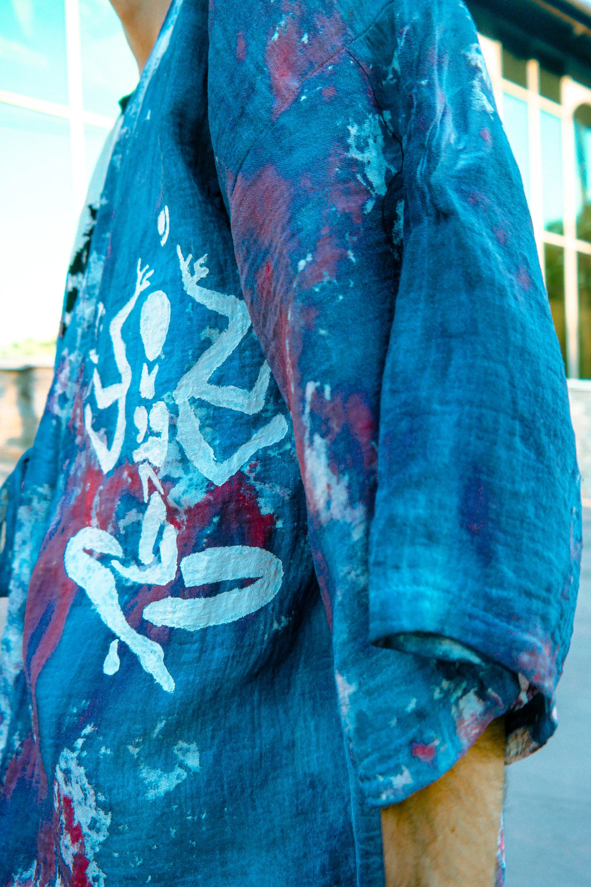 Tie-Dye Muslin Kimono kimono LUNARITY GARAGE   