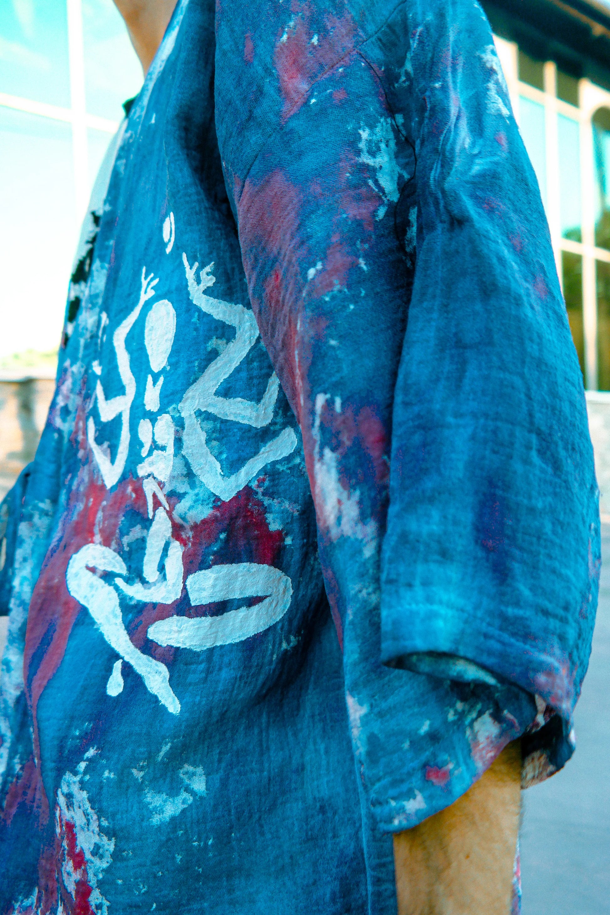 Tie-Dye Muslin Kimono kimono LUNARITY GARAGE