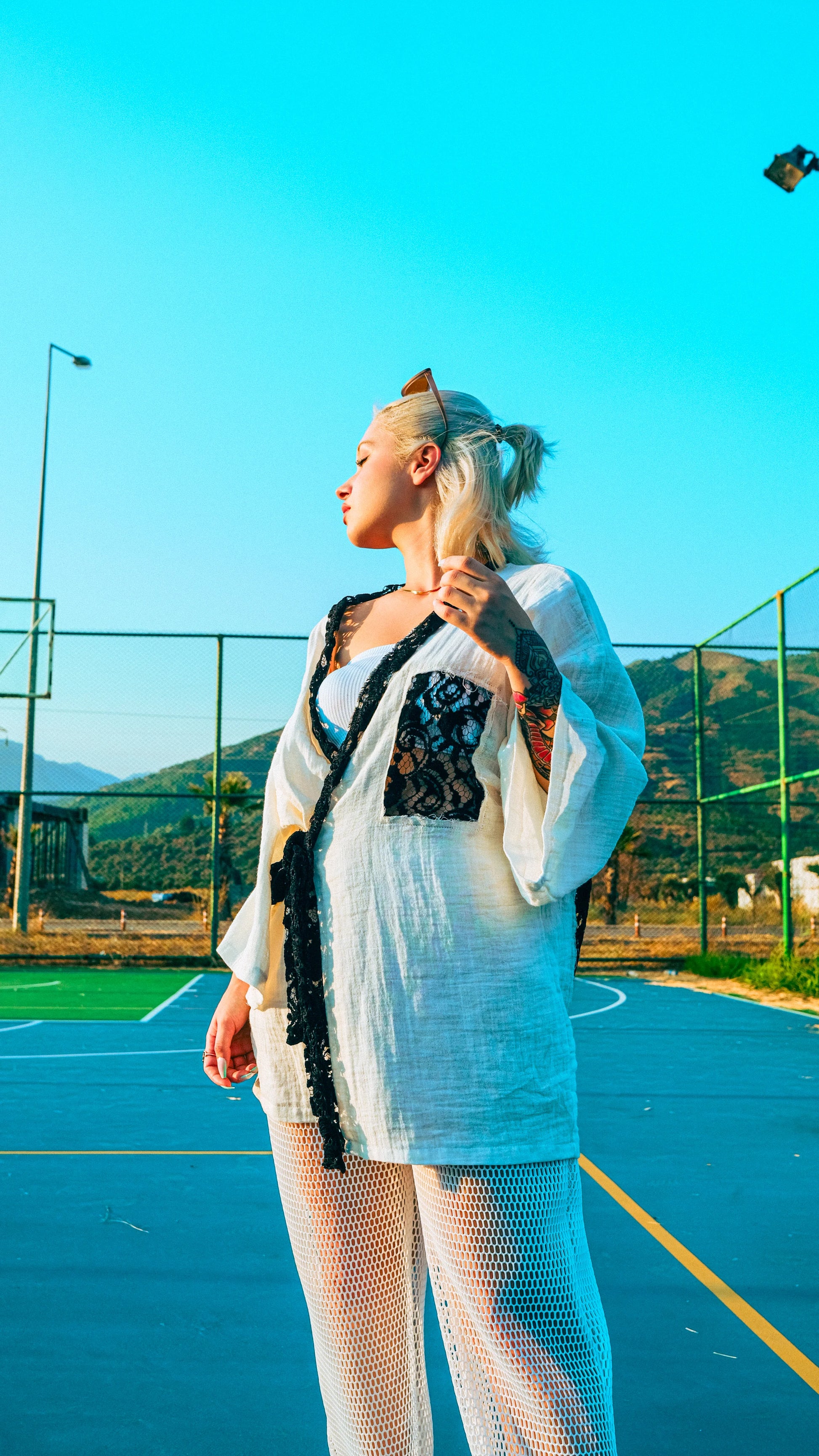 Lacy Muslin Kimono kimono LUNARITY GARAGE