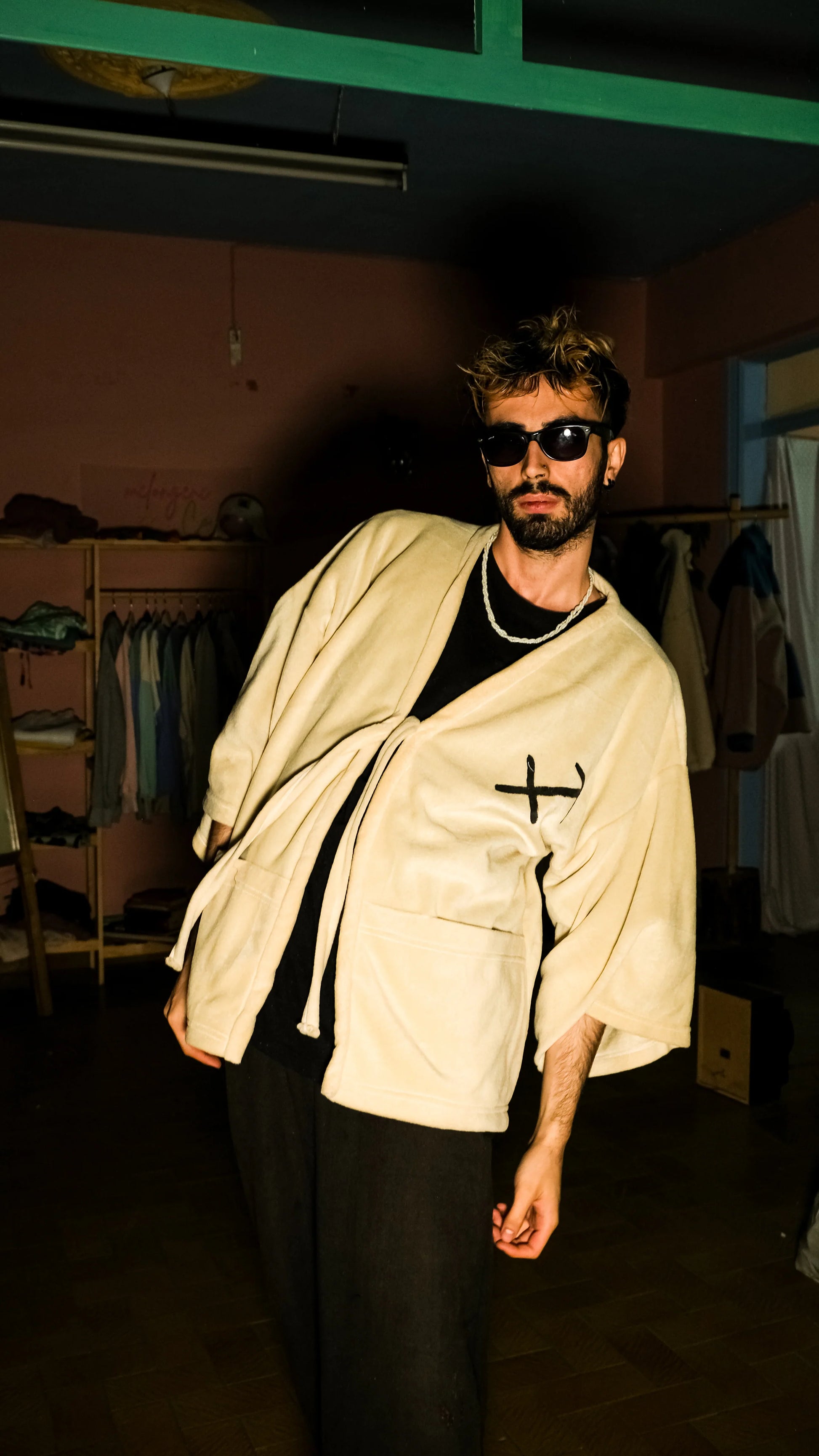 Sagittarius Polar Fleece Handmade Kimono kimono LUNARITY GARAGE