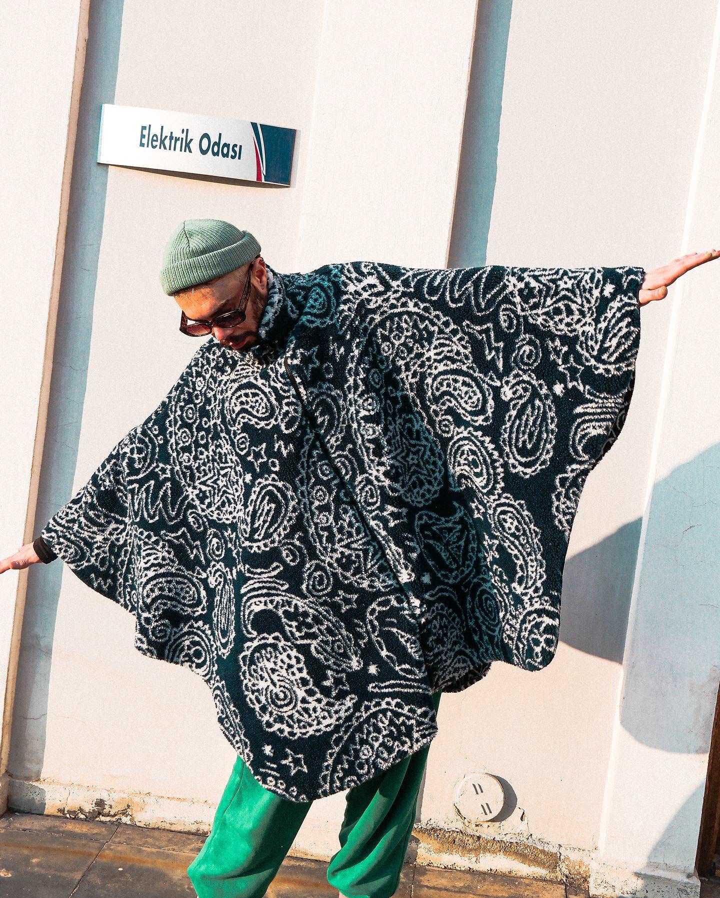 I'm Flying Plush Fabric Poncho poncho LUNARITY GARAGE   