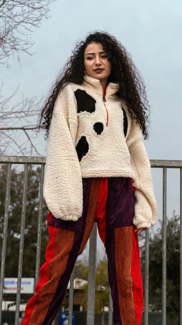 Cow Crop Polar Sweatshirt sweatshirt LUNARITY GARAGE Small