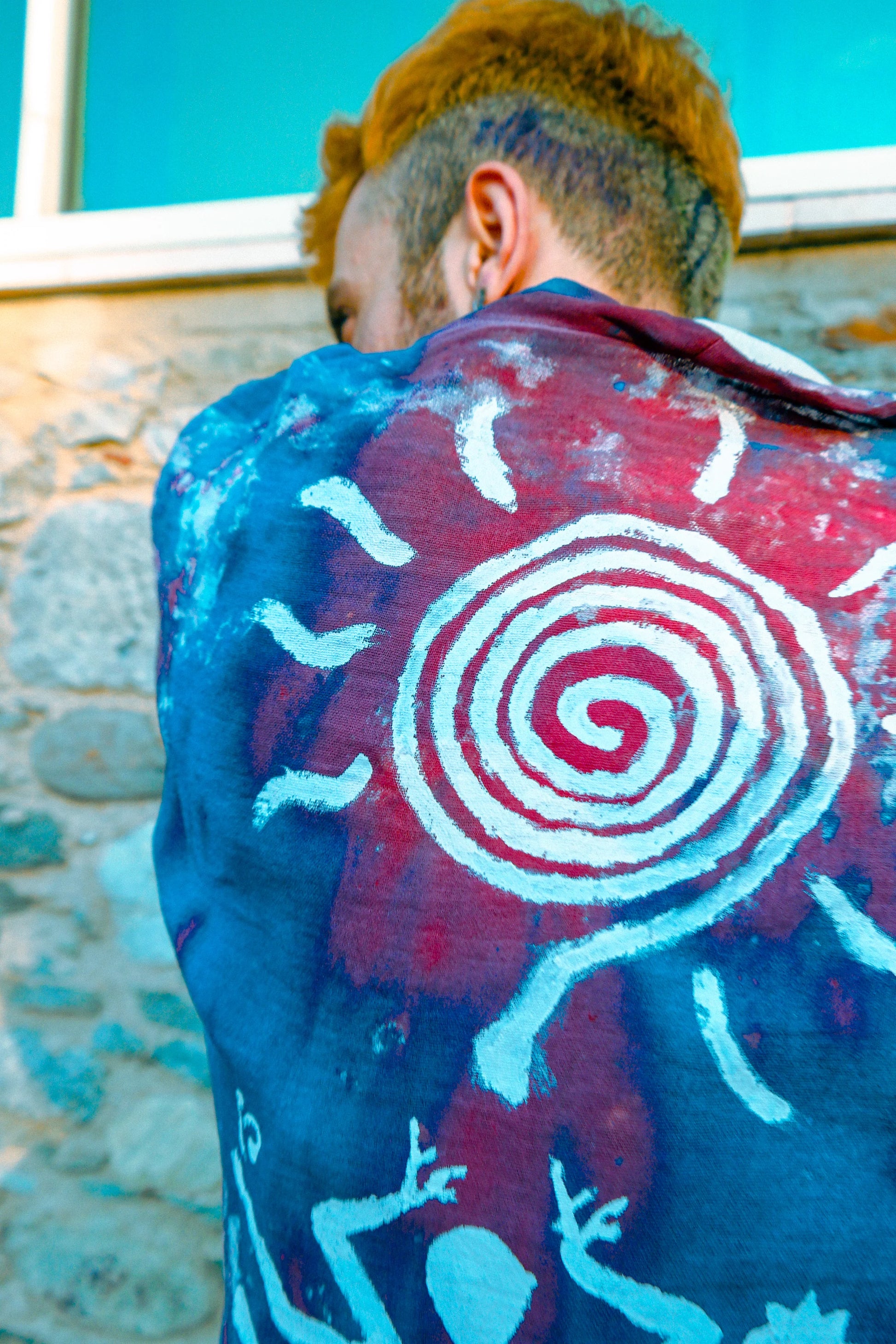 Tie-Dye Muslin Kimono kimono LUNARITY GARAGE
