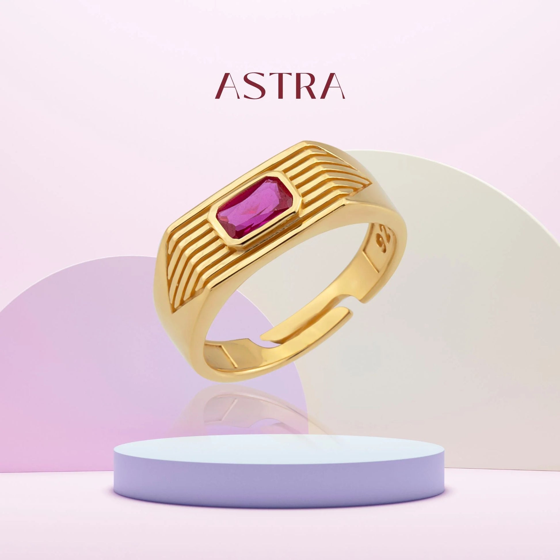Astra Ring Fuchsia ring LUNARITY GARAGE   