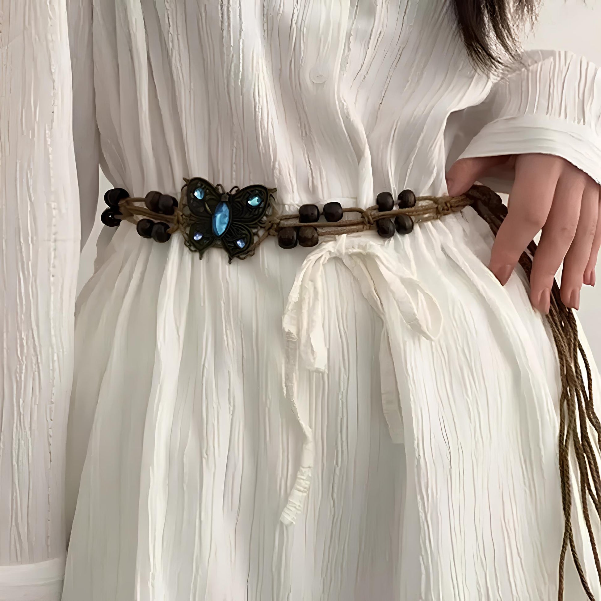 Ethnic Style Belt Women Belt Vintage Bohemian Beads Belt Lunarity Garage