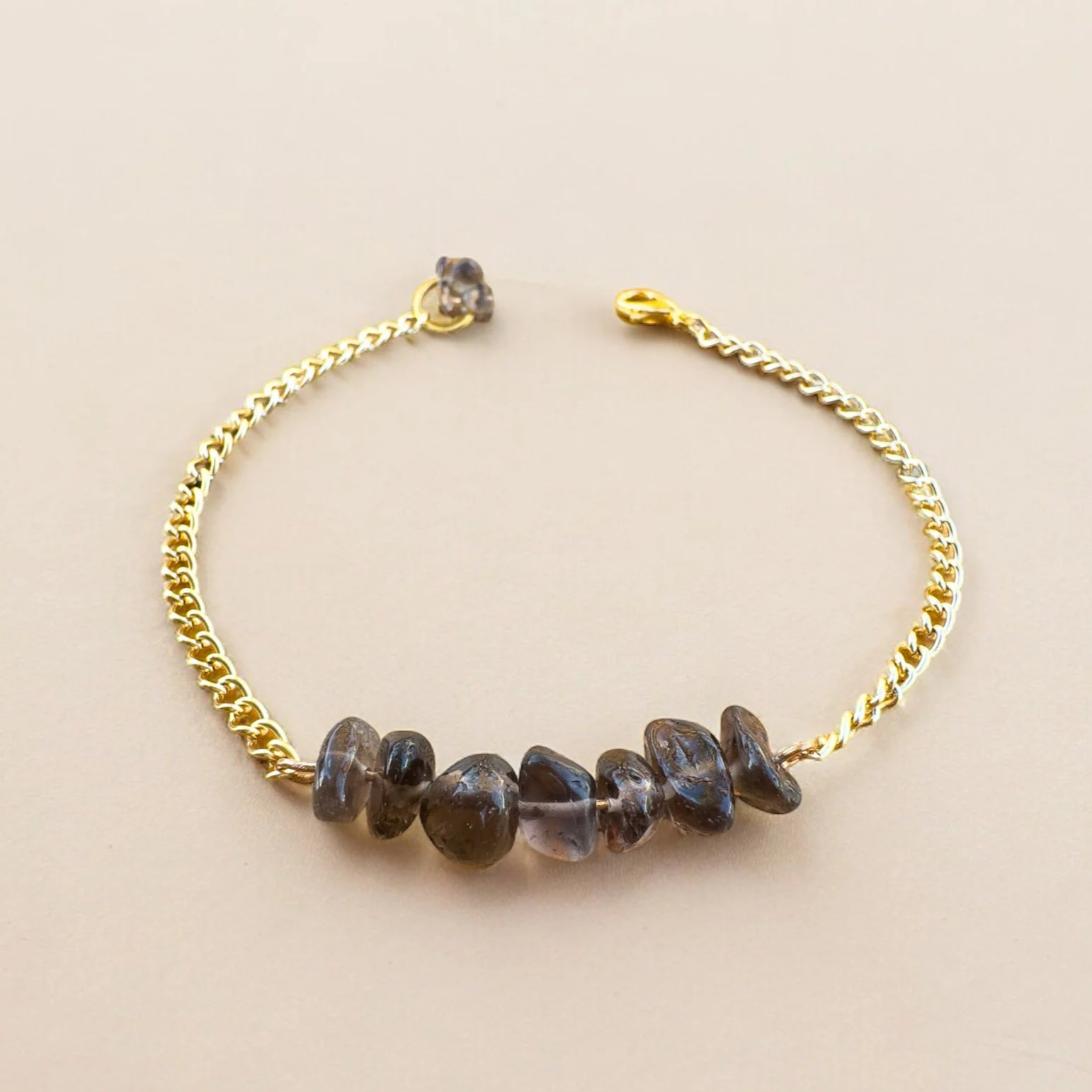 Handmade Smoky Quartz Gemstone Bracelet bracelets LUNARITY GARAGE