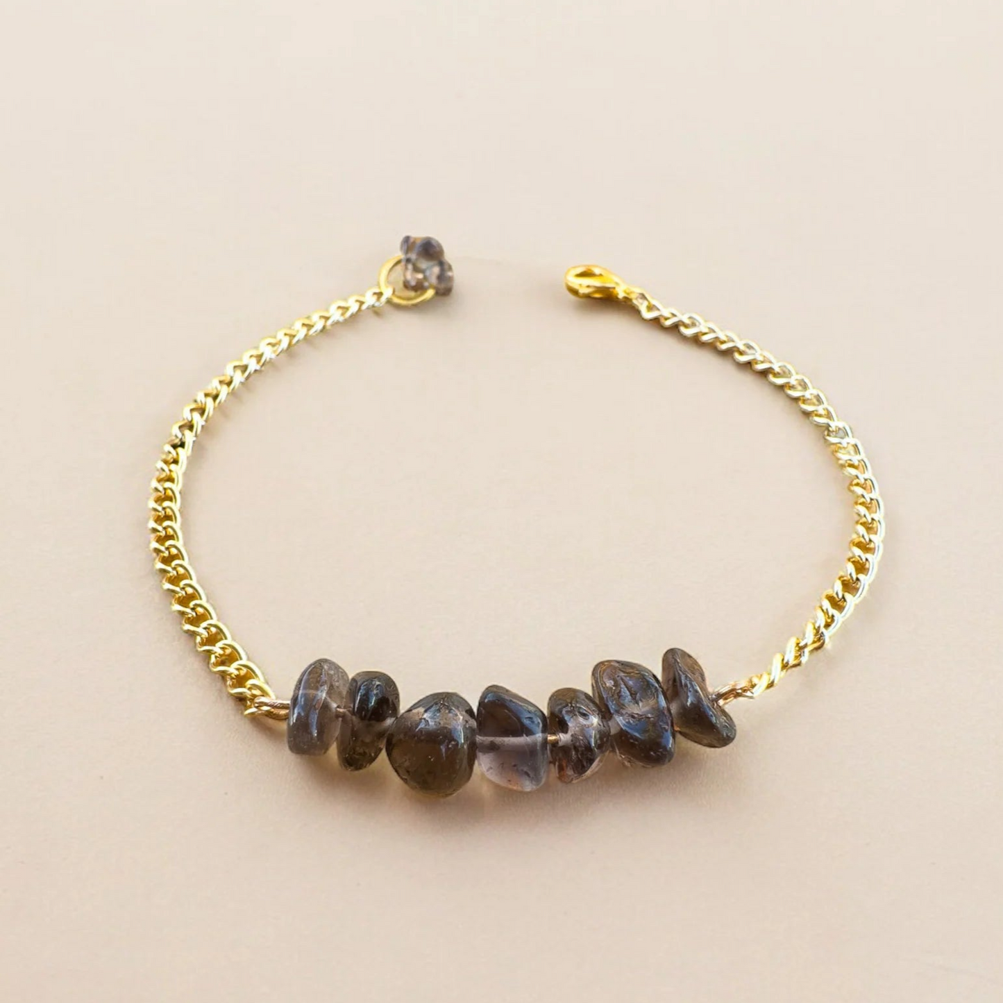 Handmade Smoky Quartz Gemstone Bracelet bracelets LUNARITY GARAGE   