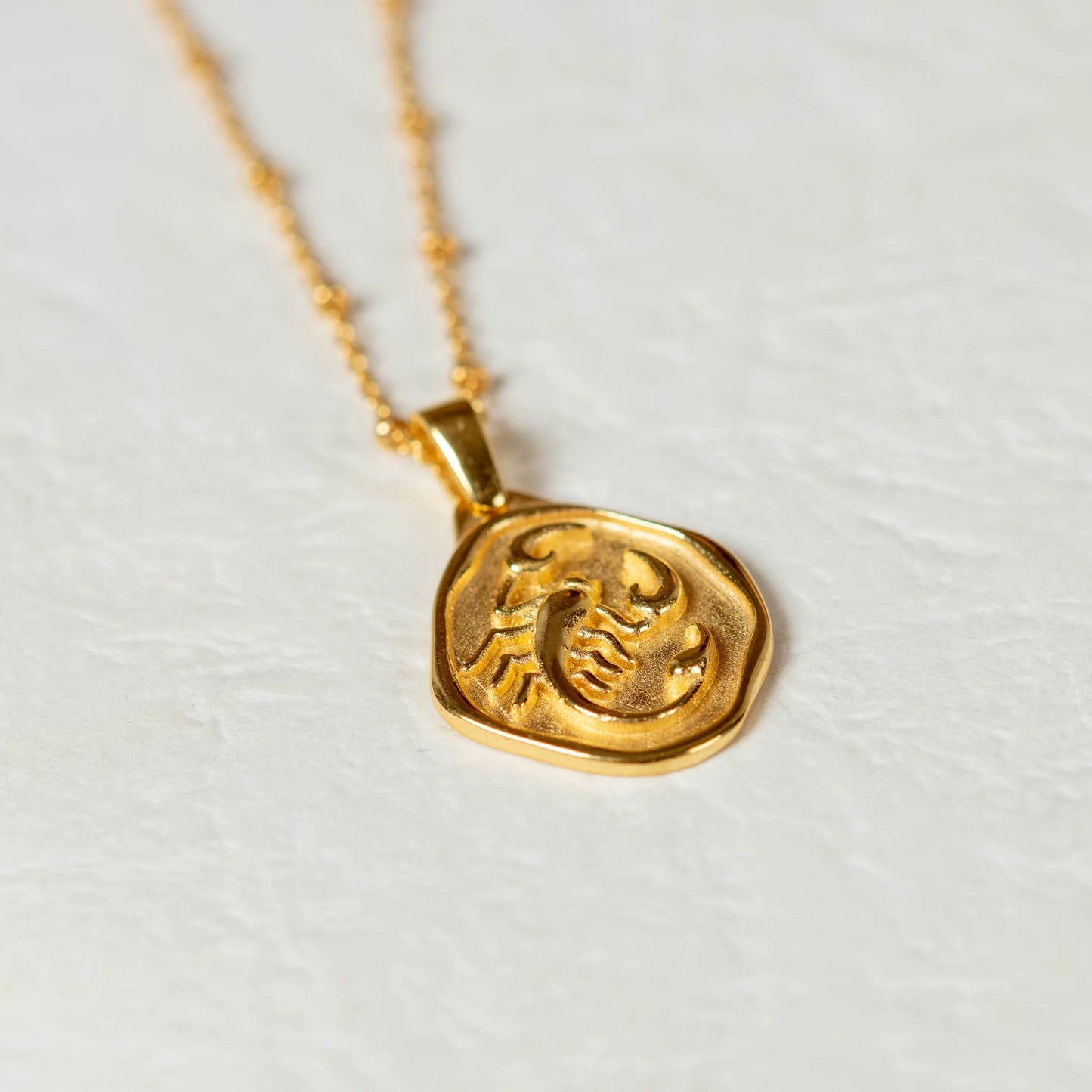 Scorpio Zodiac Necklace necklaces LUNARITY GARAGE   