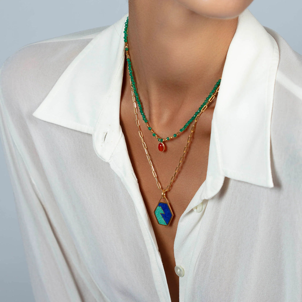 Love and Unity Necklace necklaces LUNARITY GARAGE   