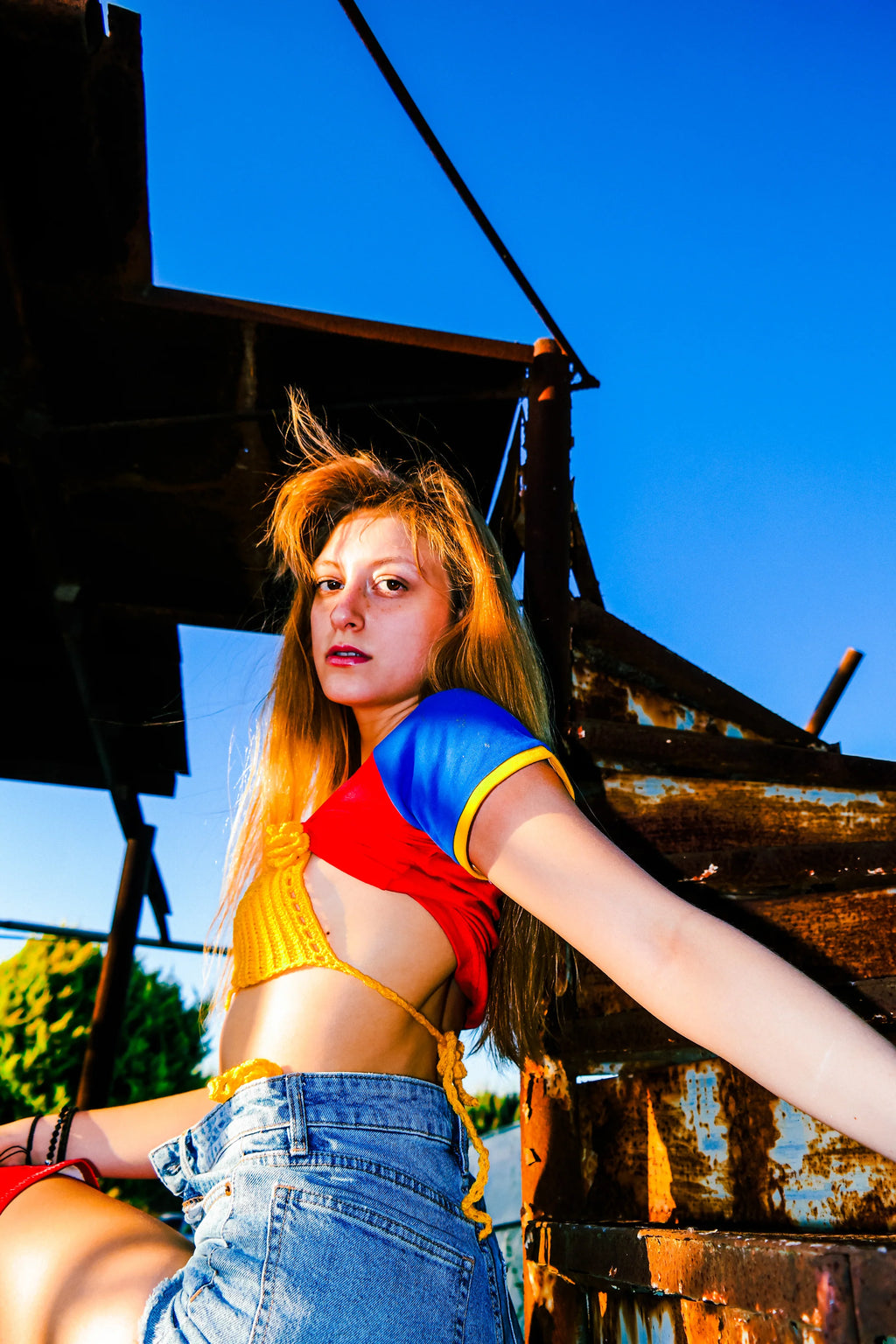 The Phoenix Remix Crop Tee T- Shirts LUNARITY GARAGE   