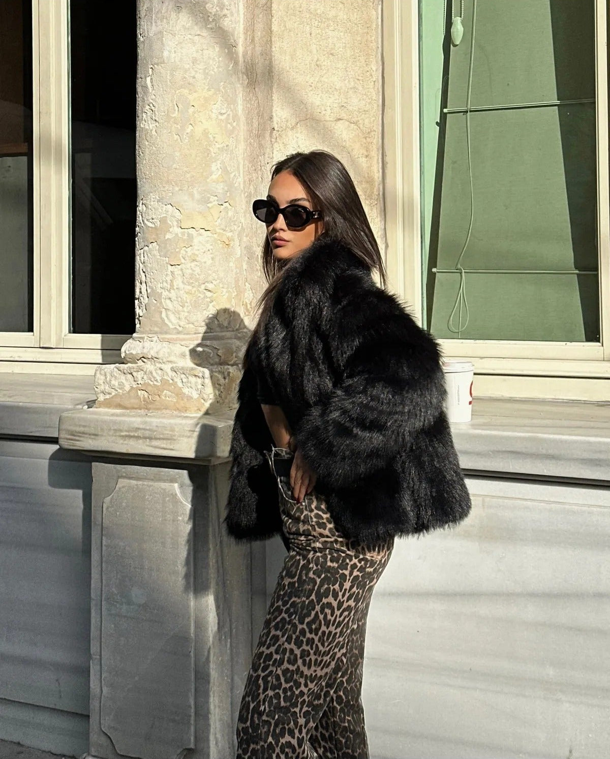 Soft Touch Oversized Premium Fur Plush Coats Fur Plush Coat LUNARITY GARAGE