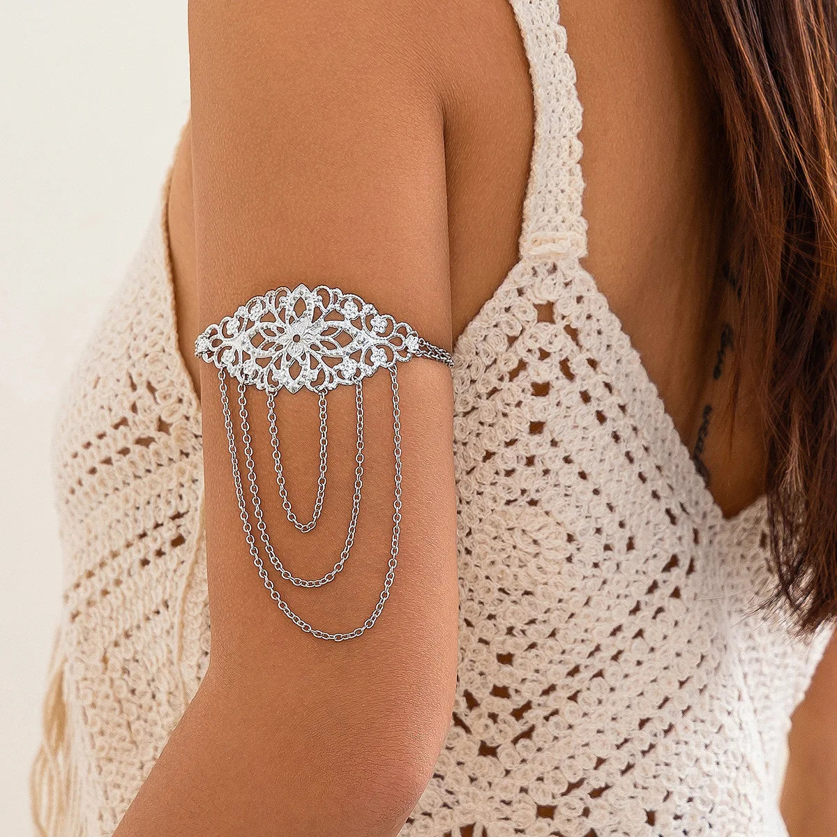 Bohemian Countryside Tassels Armband Pattern Opening Arm Chain Bracelets Arm Bracelets Lunarity Garage