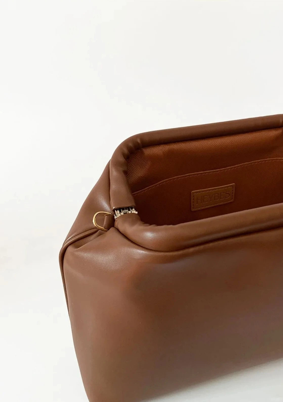 Elegant Brown Faux Leather Handbag - Versatile Design with Removable Handle handbags LUNARITY GARAGE   