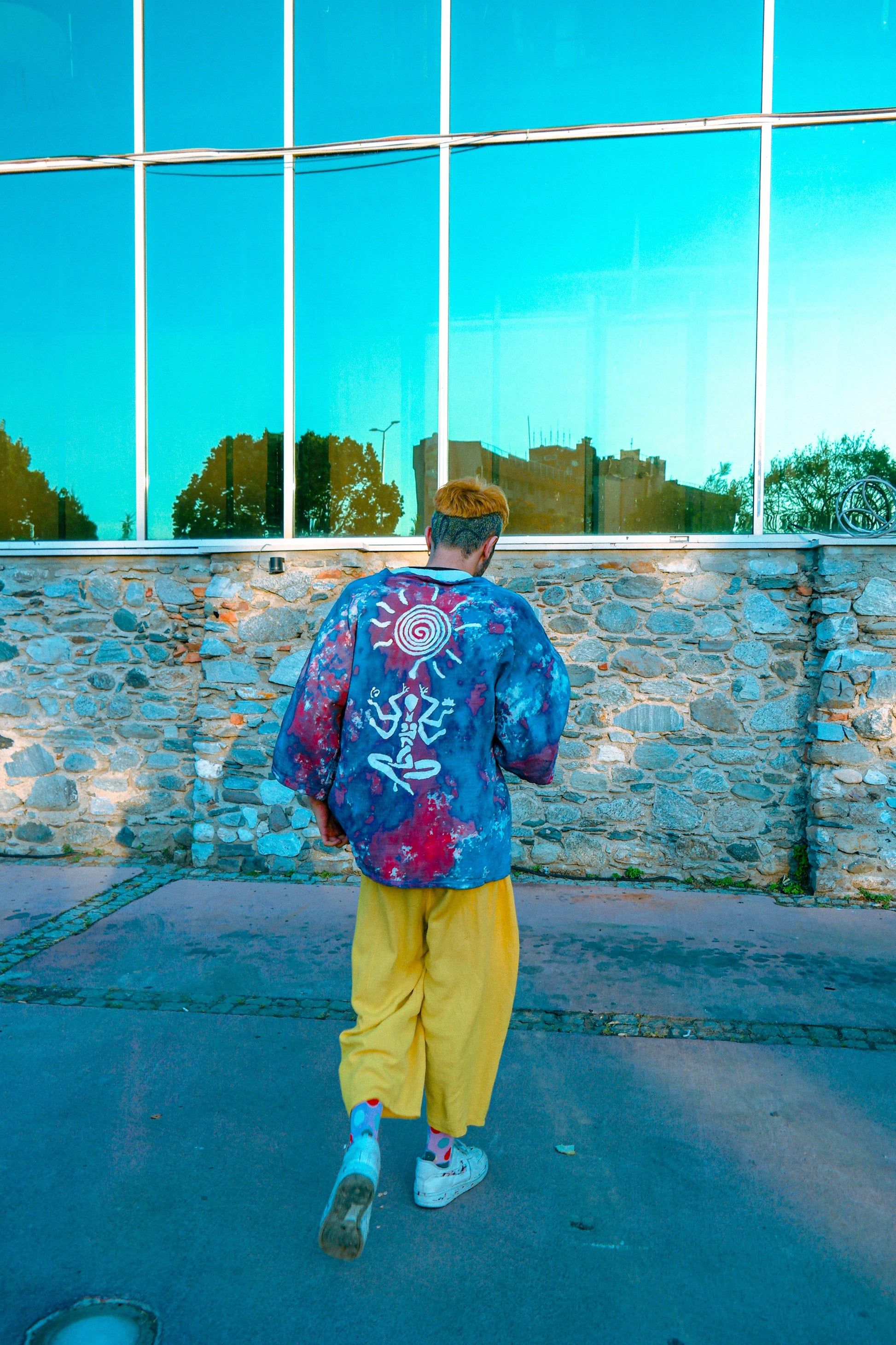 Tie-Dye Muslin Kimono kimono LUNARITY GARAGE