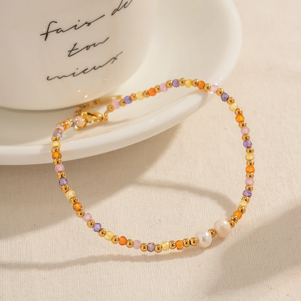 Creative Design Colorful Bead String Anklet anklet LUNARITY GARAGE