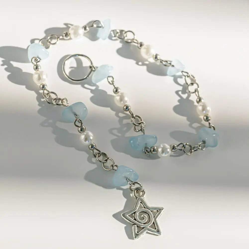 Colorful Stone Butterfly Fringe Headbands Hair Clips Lunarity Garage style 1