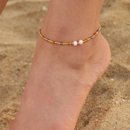 Creative Design Colorful Bead String Anklet anklet LUNARITY GARAGE   