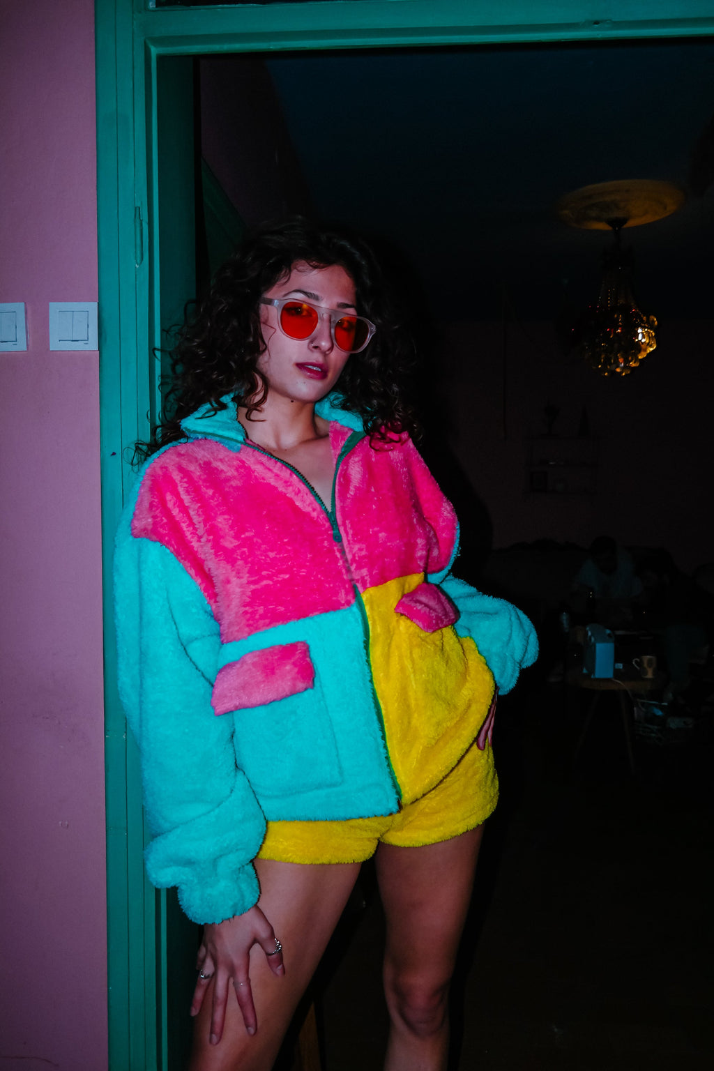 Color Block Welsoft Fleece Jackets Jackets LUNARITY GARAGE
