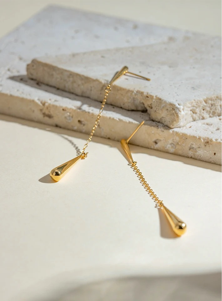 Teardrop Minimalist Earrings earrings LUNARITY GARAGE   