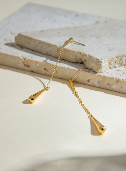 Teardrop Minimalist Earrings earrings LUNARITY GARAGE   