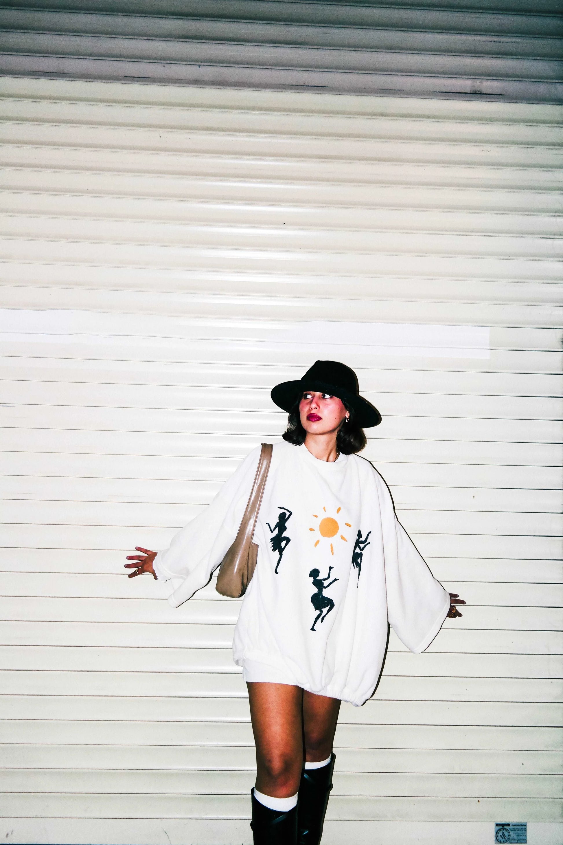 A Dancers Poncho Sweatshirt sweatshirt LUNARITY GARAGE