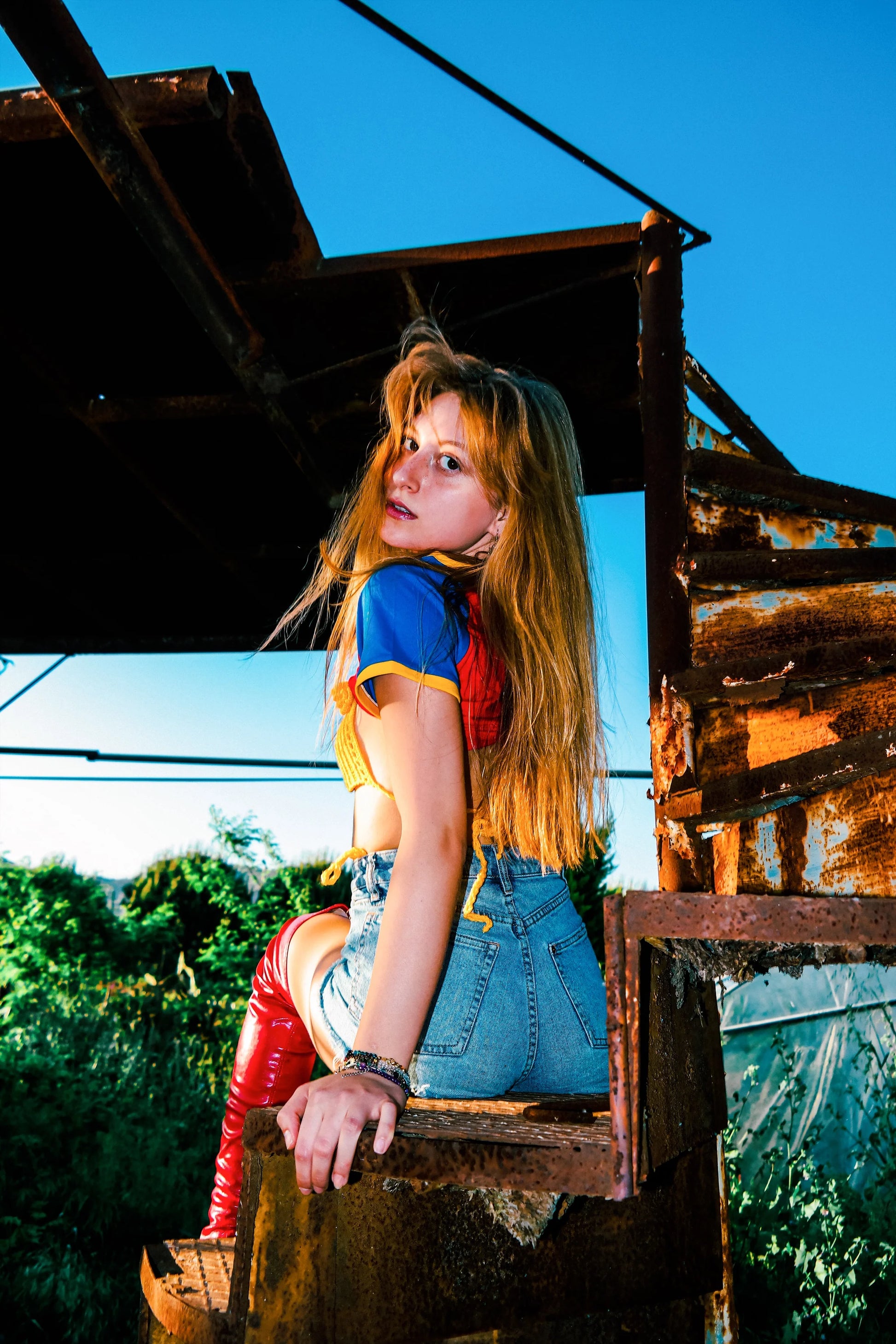 The Phoenix Remix Crop Tee T- Shirts LUNARITY GARAGE