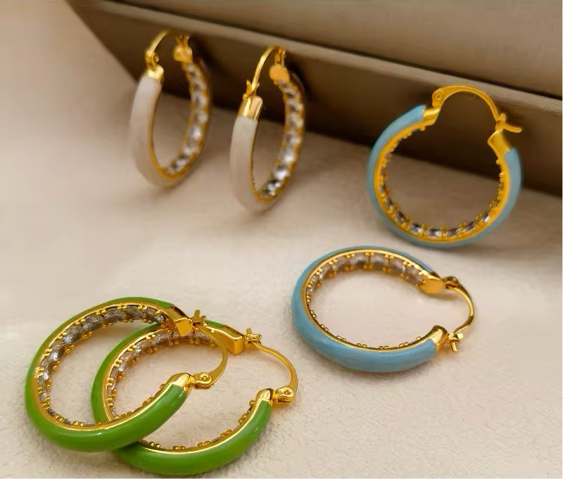 Elegant Minimalist Retro Temperament Hoop Earrings earrings LUNARITY GARAGE