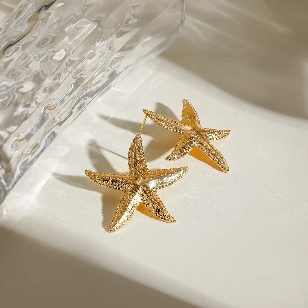 Elegant Starfish Stud Earrings earrings LUNARITY GARAGE   