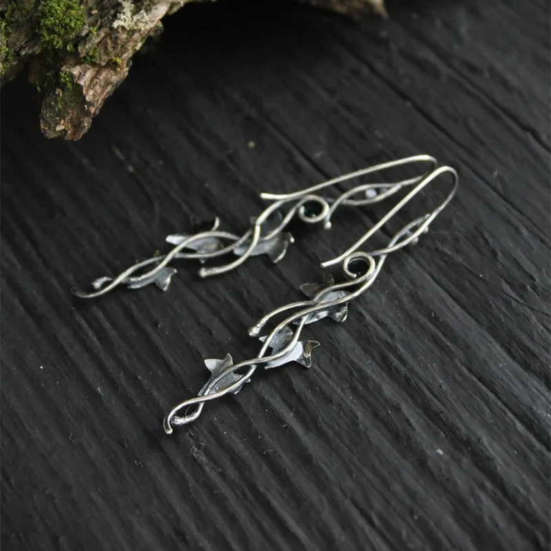 Elven Ivy Leaf Earrings vintage earrings LUNARITY GARAGE