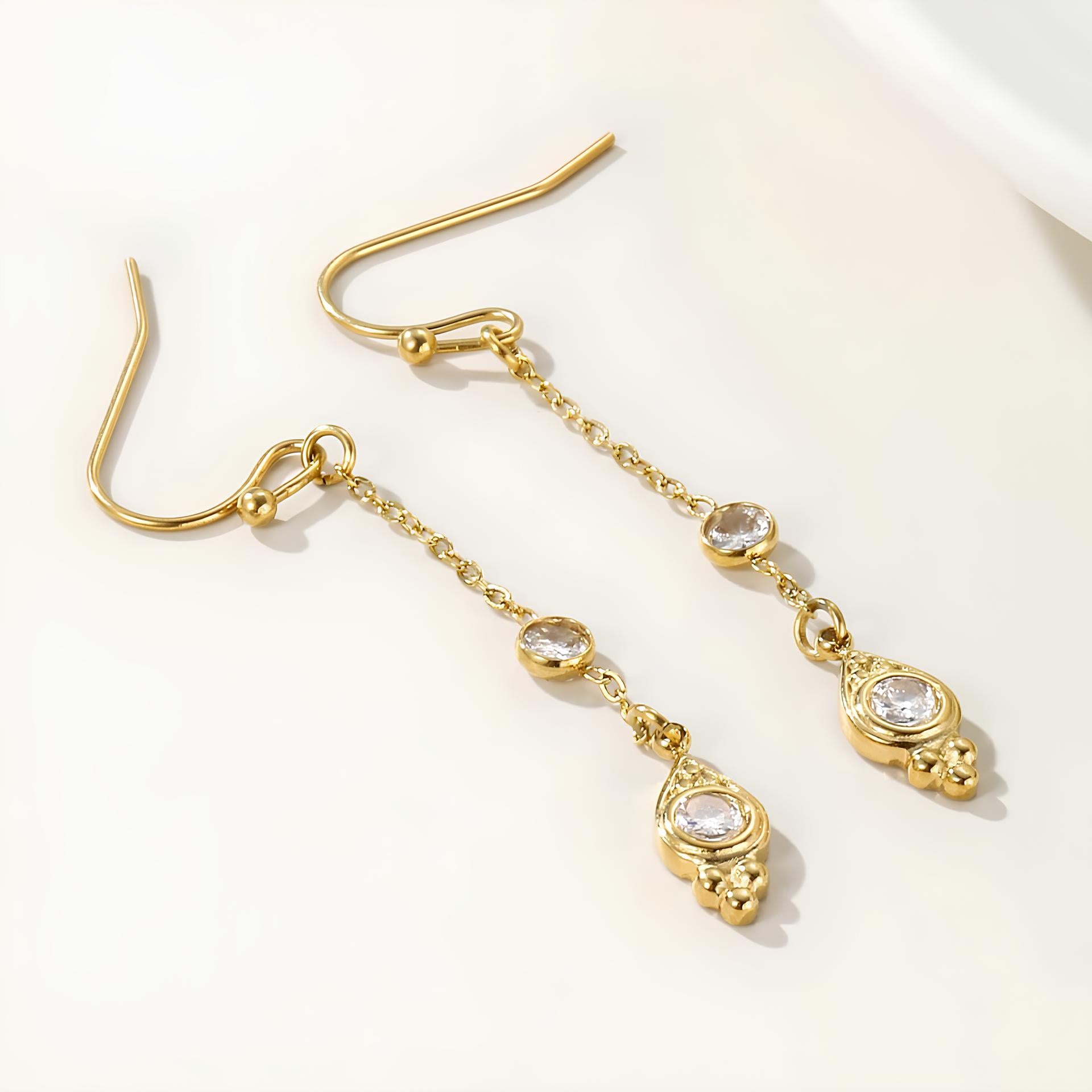 Endless Sparkle Dangle Earrings earrings LUNARITY GARAGE