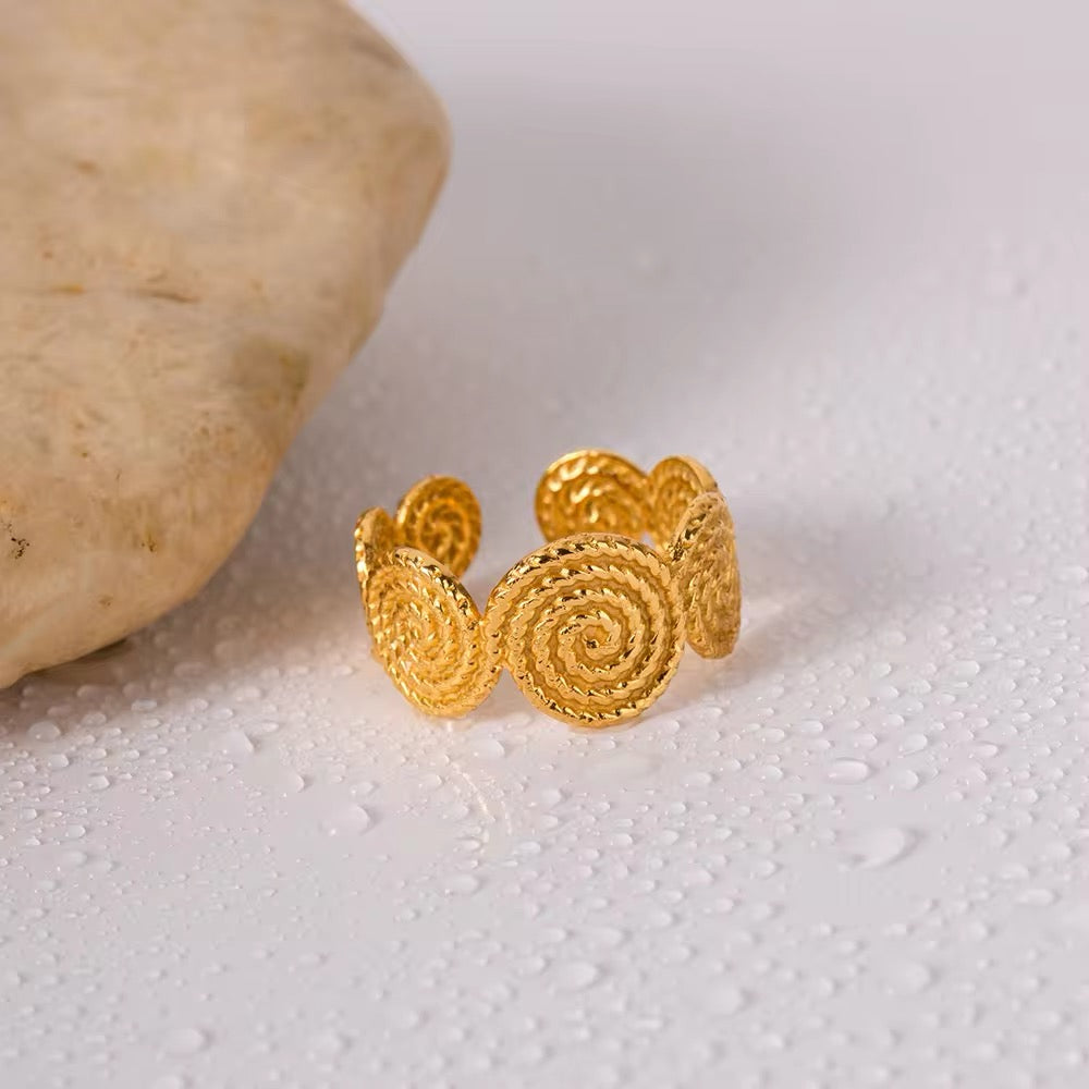 Ethnic Circles Hoop Open Ring ring LUNARITY GARAGE