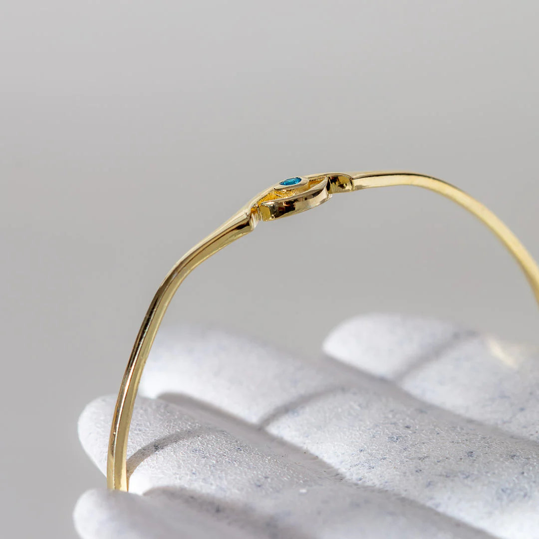 Evil Eye Blue Topaz Bracelet bracelets LUNARITY GARAGE