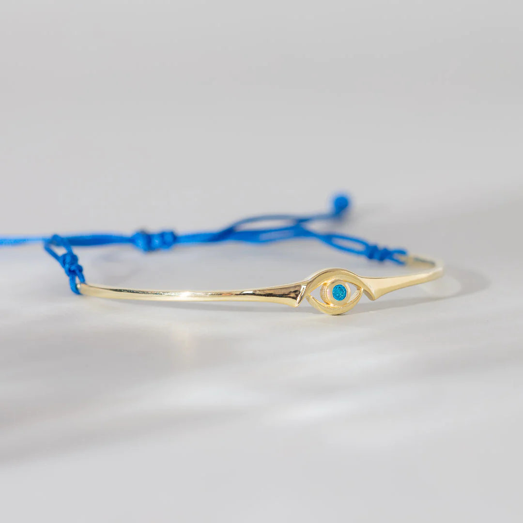 Evil Eye Blue Topaz Bracelet bracelets LUNARITY GARAGE