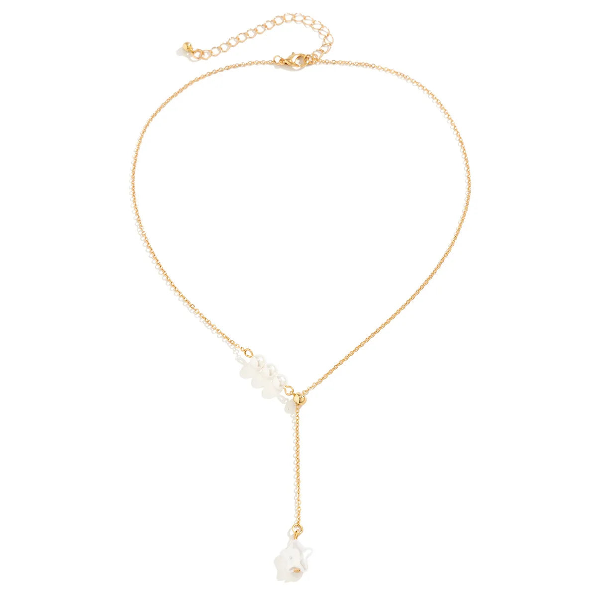 Five-Pointed Star Pearl Tassel Necklace Necklace LUNARITY GARAGE
