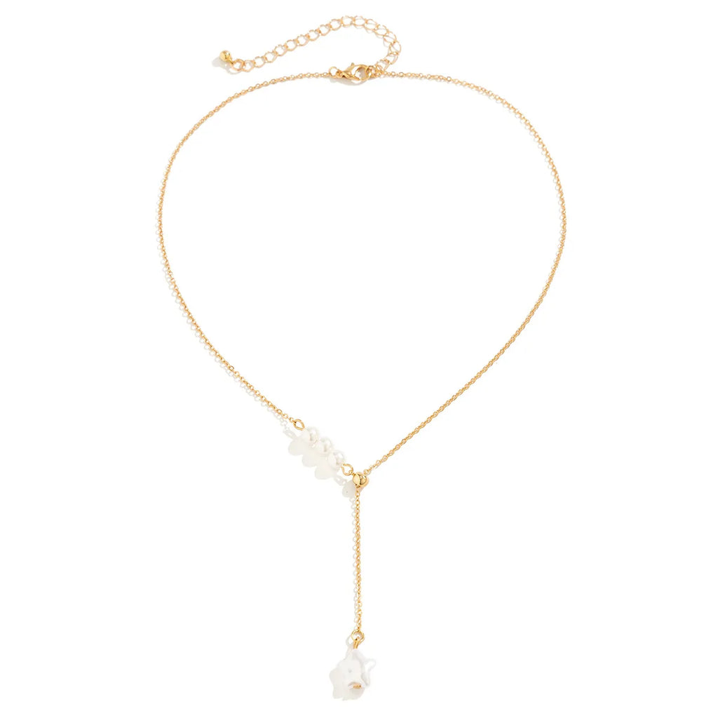 Five-Pointed Star Pearl Tassel Necklace Necklace LUNARITY GARAGE   