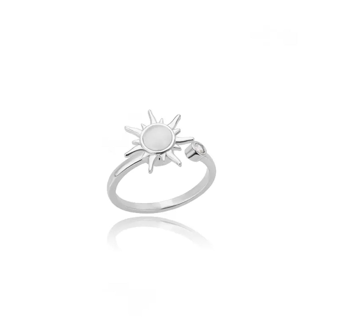 Solar Spin Ring ring LUNARITY GARAGE Silver