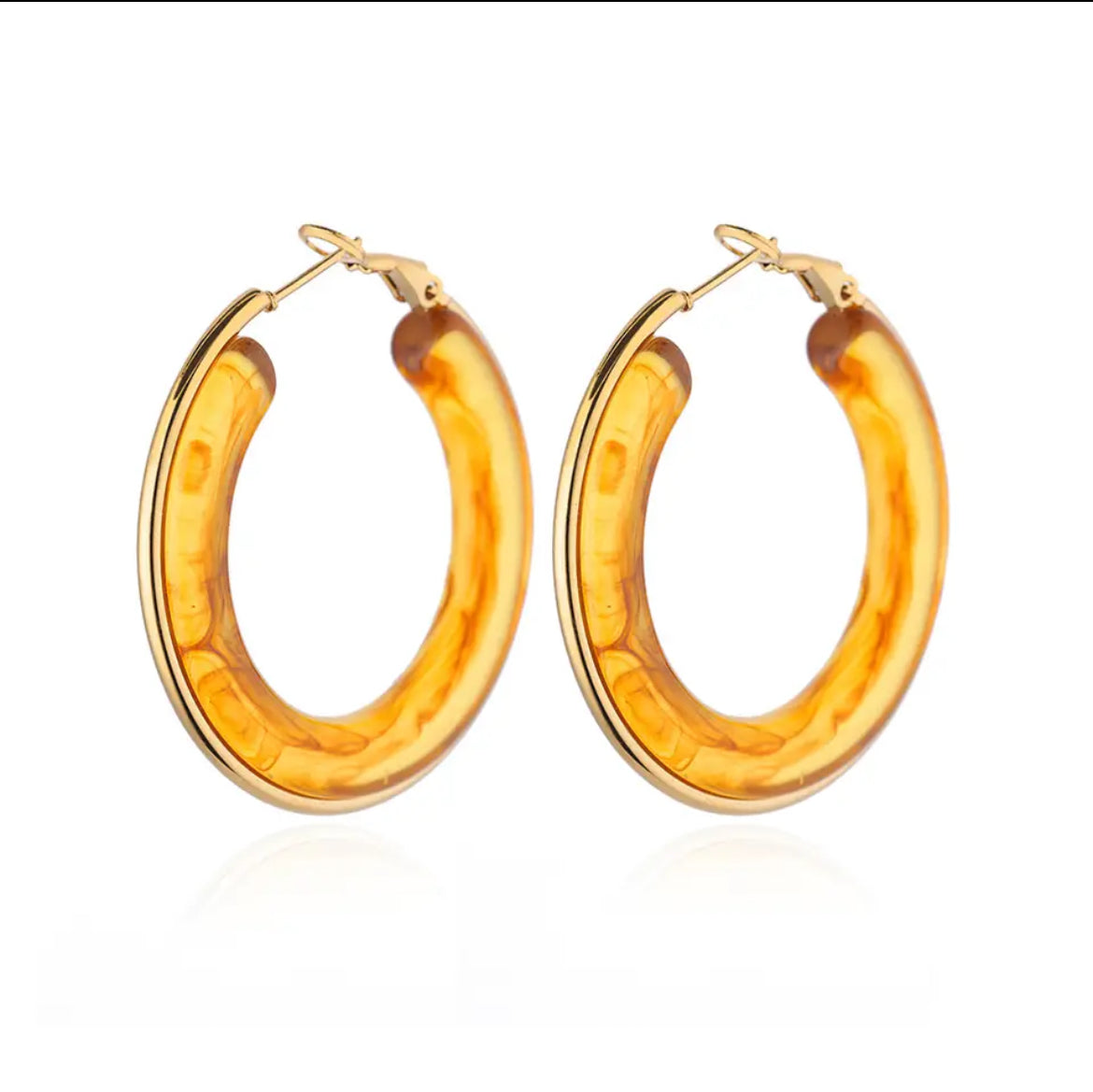 Acrylic Hoop Earrings earrings LUNARITY GARAGE   