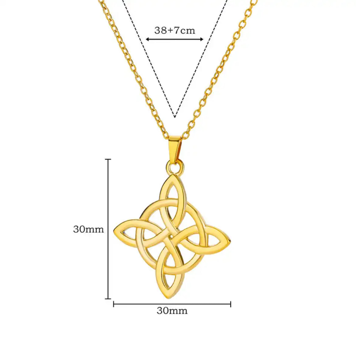 Vintage Witch Knot Necklace necklaces LUNARITY GARAGE