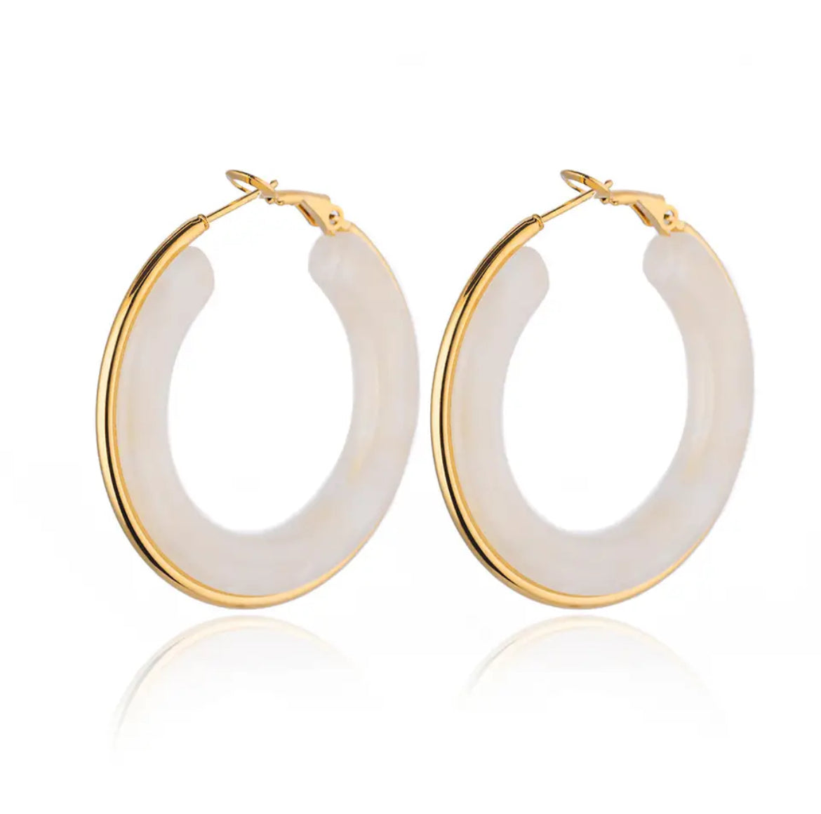 Acrylic Hoop Earrings earrings LUNARITY GARAGE   