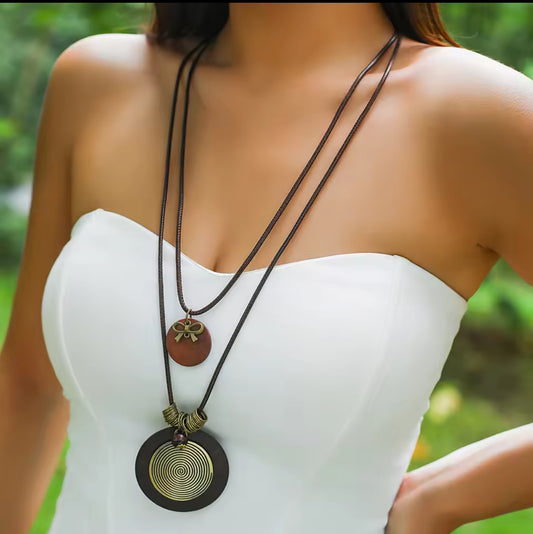 Vİntage Spiritual Woods Necklace necklaces LUNARITY GARAGE   