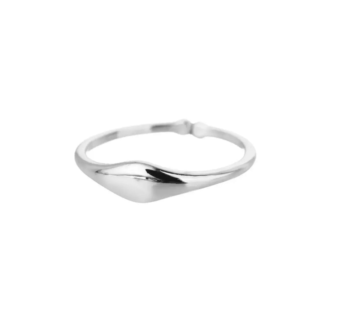 Deconstructed Circle Ring ring LUNARITY GARAGE Silver