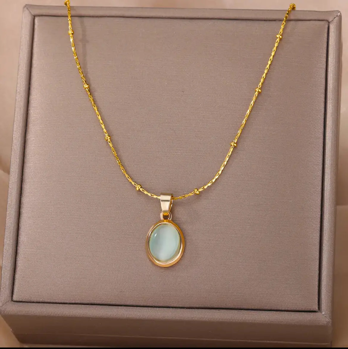 Opal Enchantment Necklace necklaces LUNARITY GARAGE Blue  