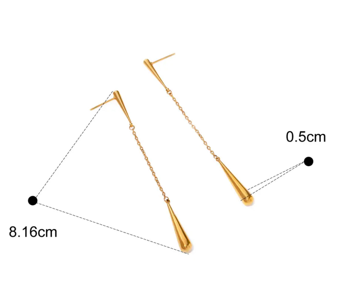 Teardrop Minimalist Earrings earrings LUNARITY GARAGE