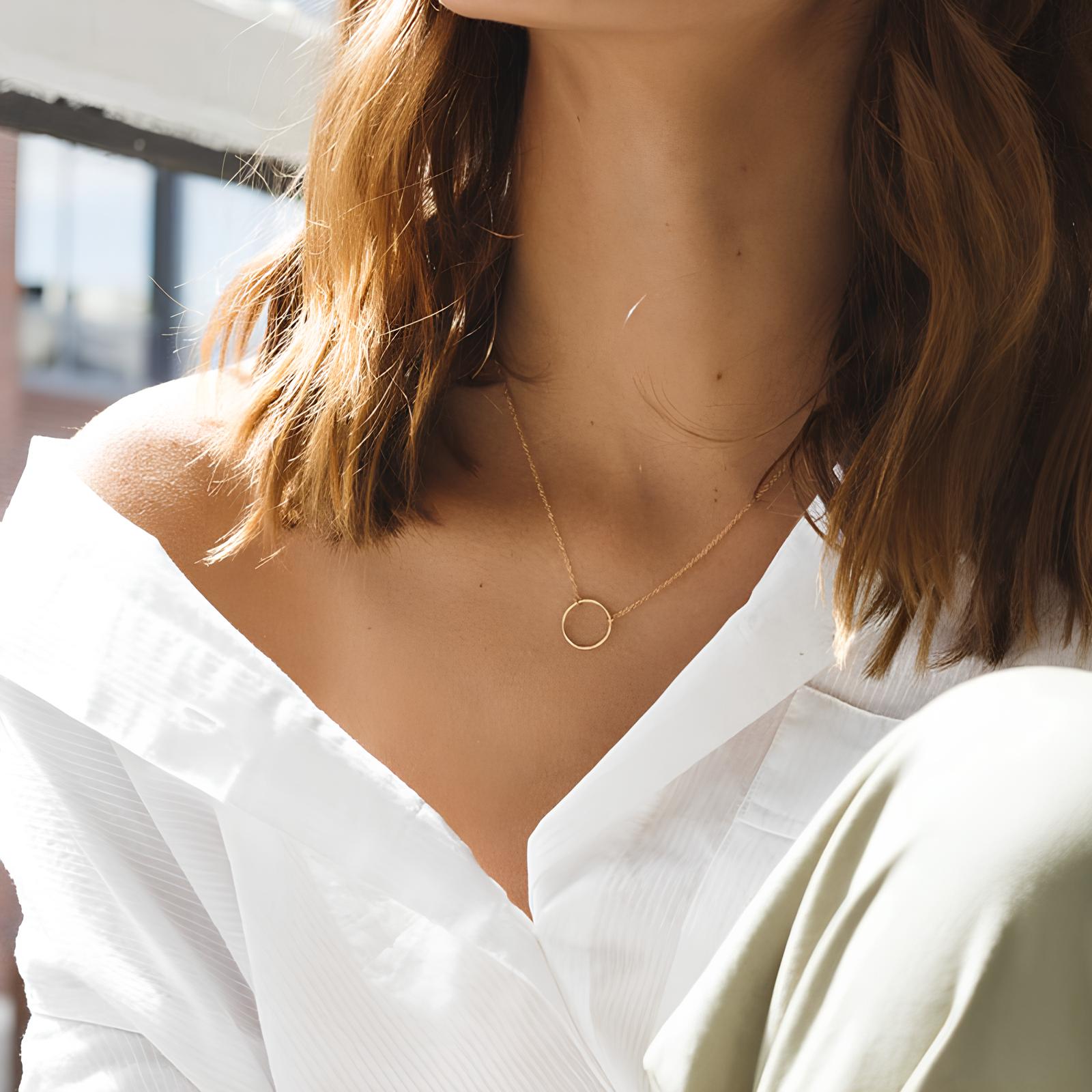 Goldplated Casting Minimalist Cold Wind Fashion Pendant necklaces LUNARITY GARAGE