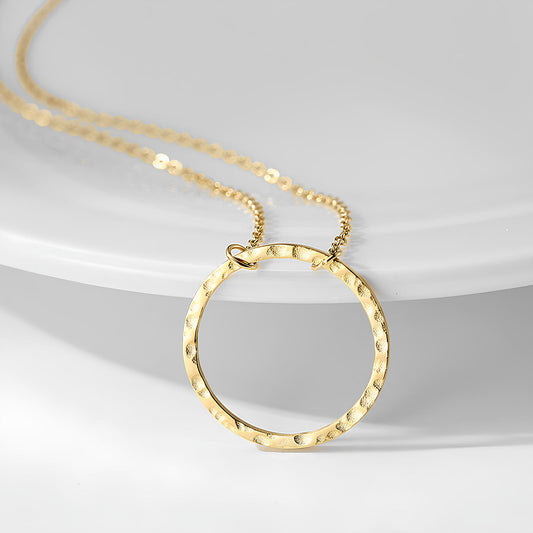 Goldplated Casting Minimalist Cold Wind Fashion Pendant necklaces LUNARITY GARAGE Gold  